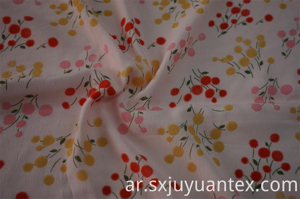 Eco-Friendly Morocian Crepe Print Fabric